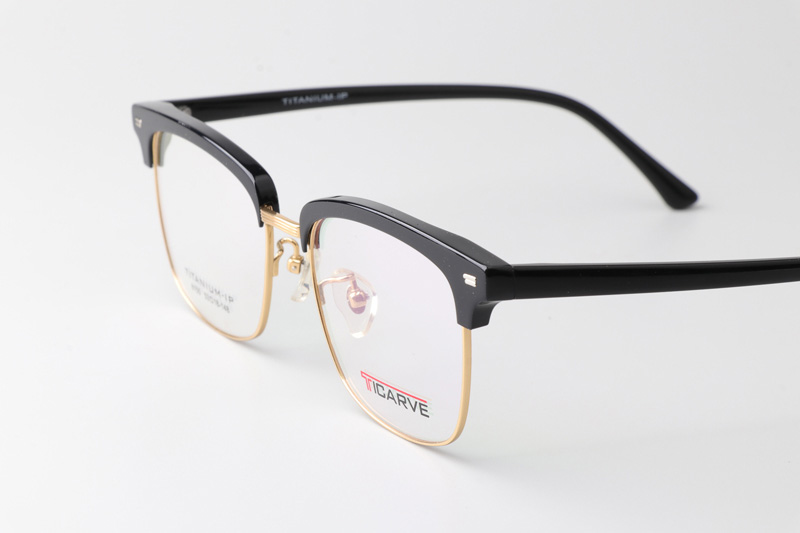 TC8155 Eyeglasses Black Gold