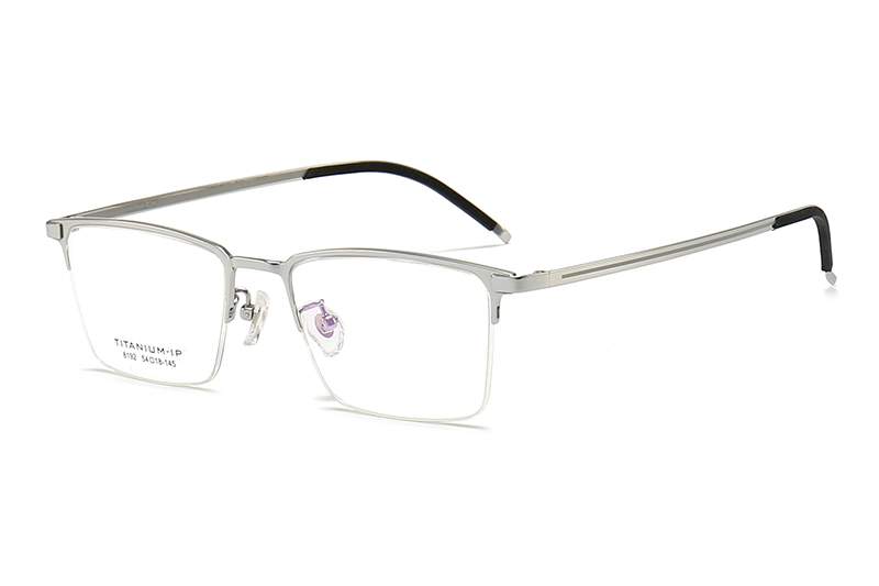 TC8192 Eyeglasses Silver Black