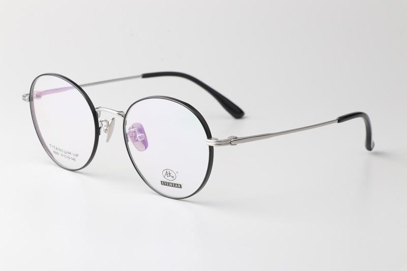 TC8209 Eyeglasses Black Silver