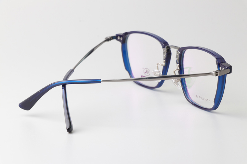 TCS3062 Eyeglasses Blue Gunmetal