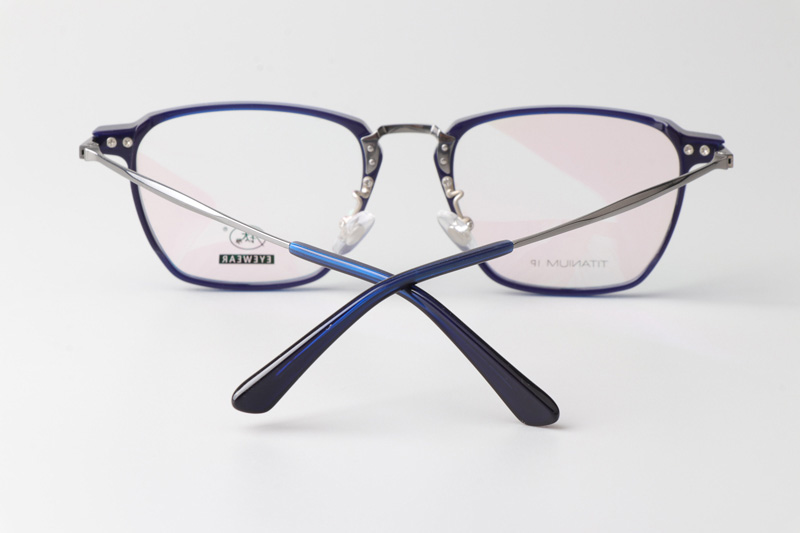 TCS3062 Eyeglasses Blue Gunmetal