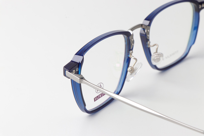 TCS3062 Eyeglasses Blue Gunmetal