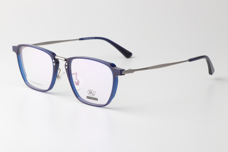 TCS3062 Eyeglasses Blue Gunmetal