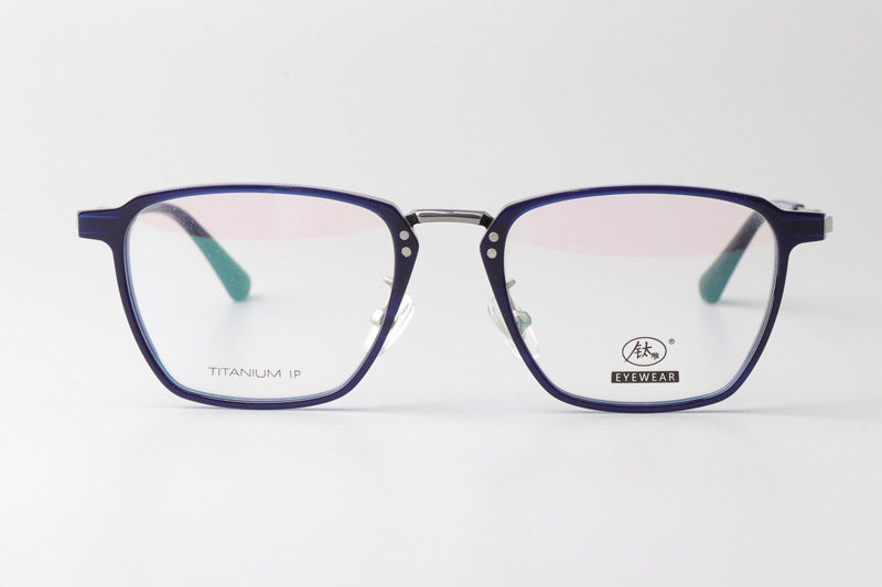 TCS3062 Eyeglasses Blue Gunmetal