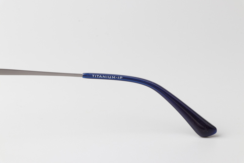 TCS3062 Eyeglasses Blue Gunmetal