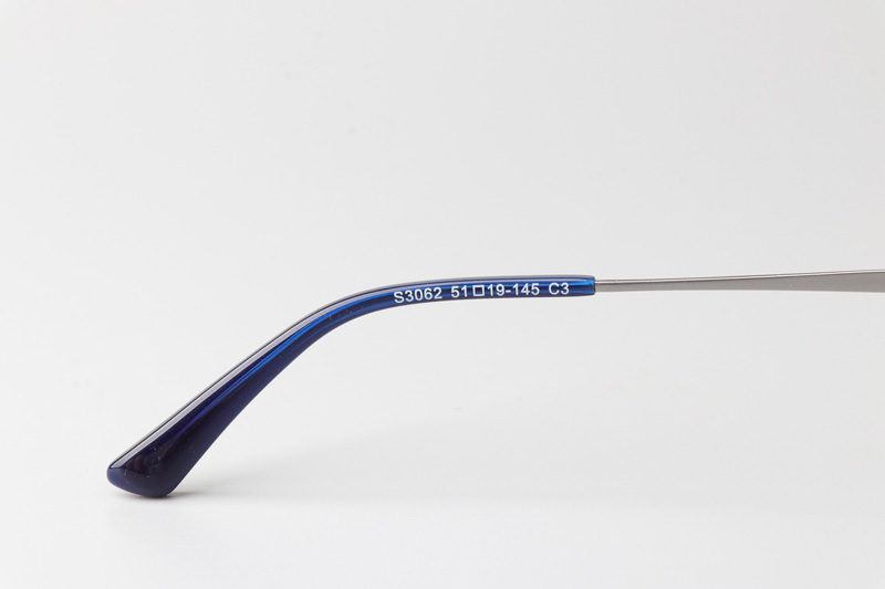 TCS3062 Eyeglasses Blue Gunmetal