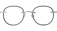 TCS3080 Eyeglasses Black Silver