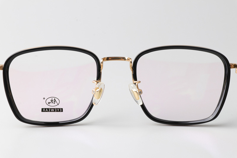 TCS3091 Eyeglasses Black Gold