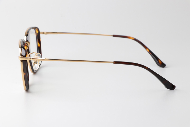 TCS3091 Eyeglasses Tortoise Gold