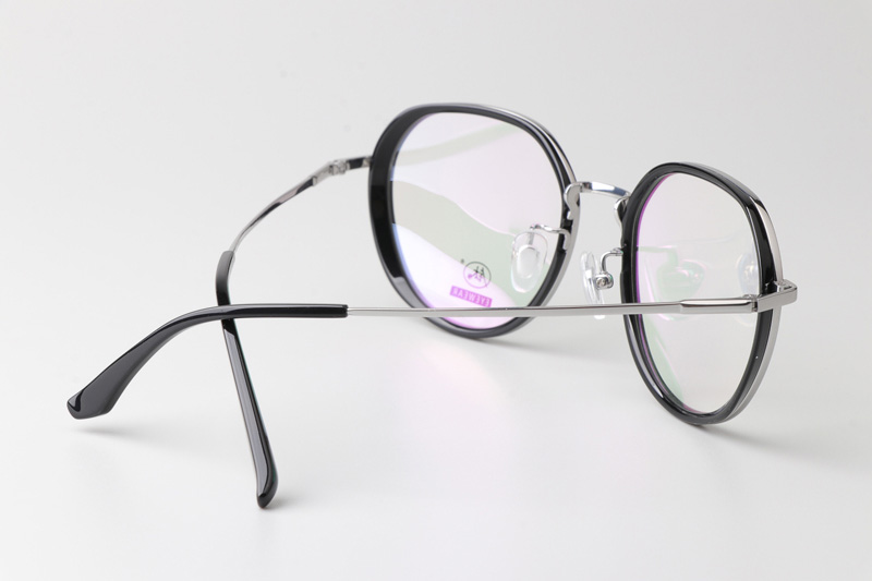 TCS3094 Eyeglasses Black Silver