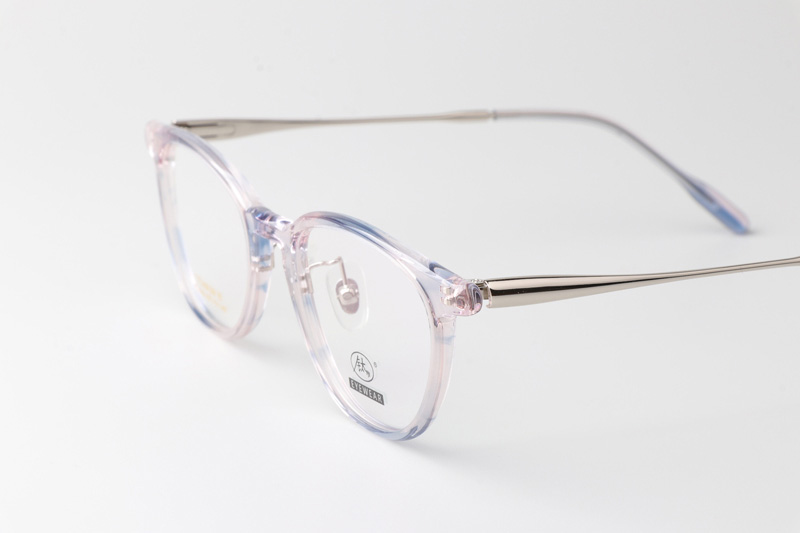 TCS3109 Eyeglasses Clear Pink Blue