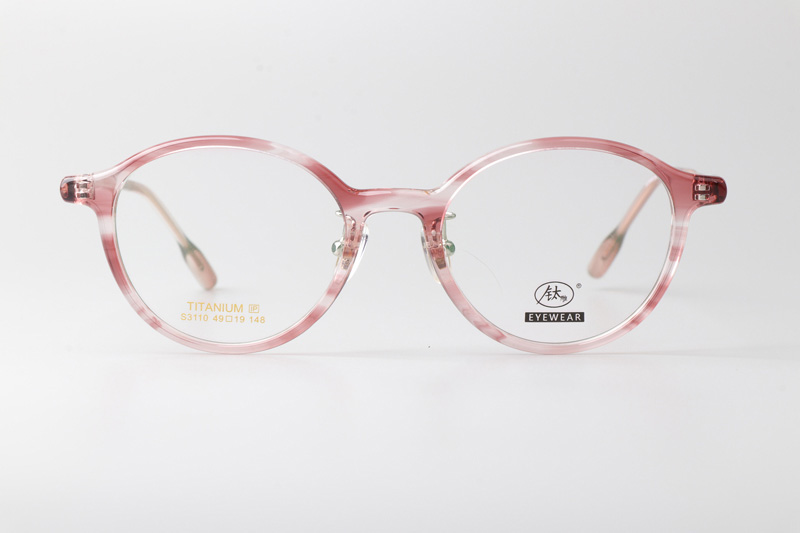 TCS3110 Eyeglasses Clear Pink