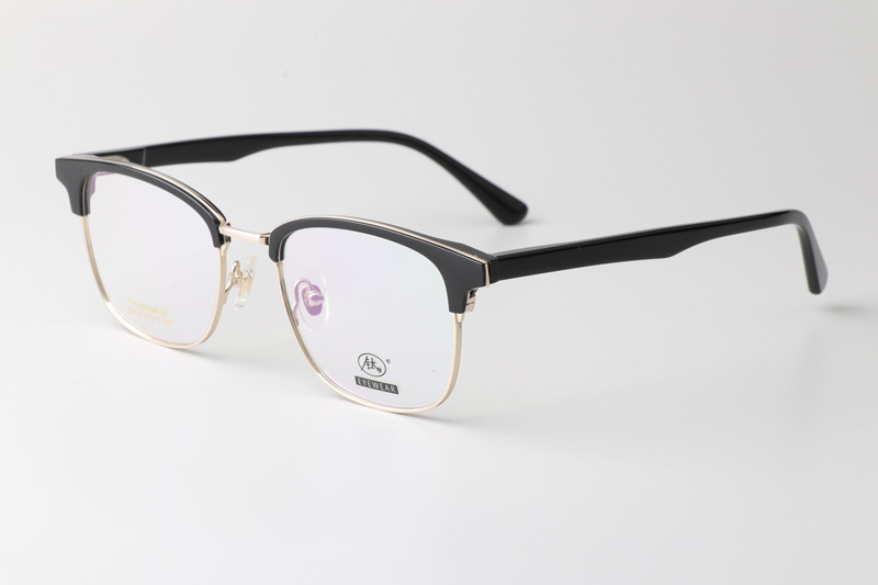 TCS3114 Eyeglasses Black Gold