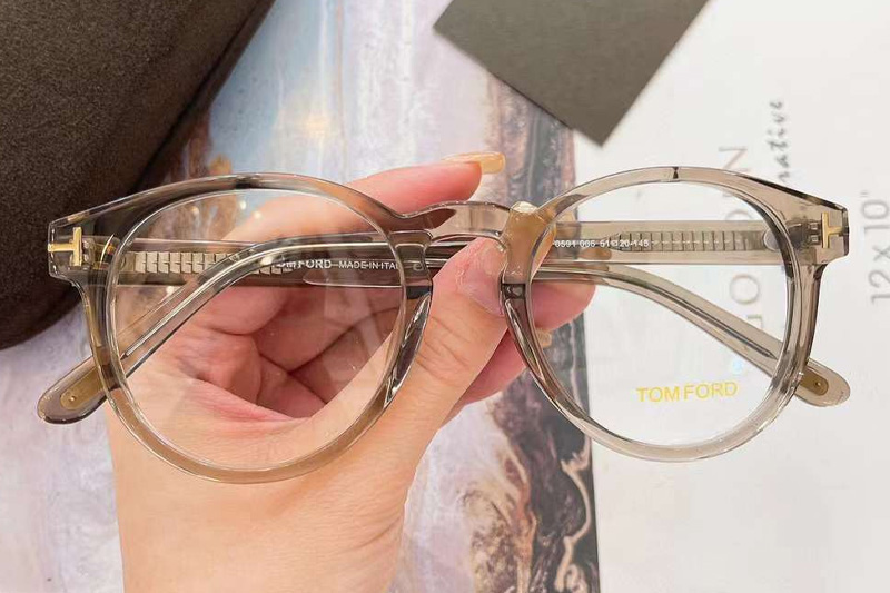 TF0591 Eyeglasses Brown