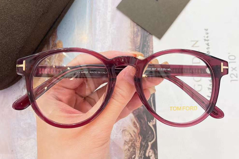 TF0591 Eyeglasses Red