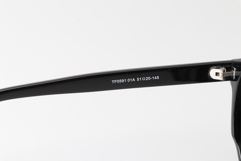 TF0591 Sunglasses Black Gray