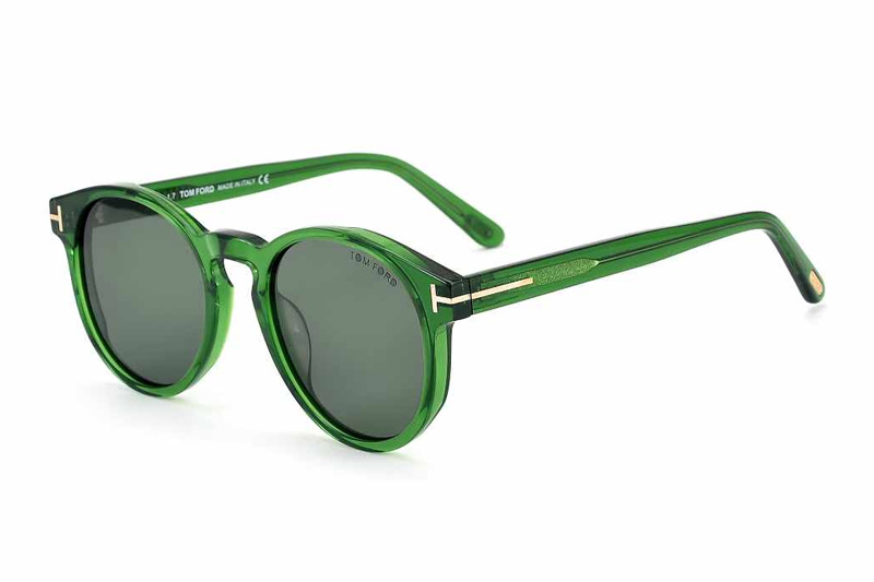 TF0591 Sunglasses Green Gray