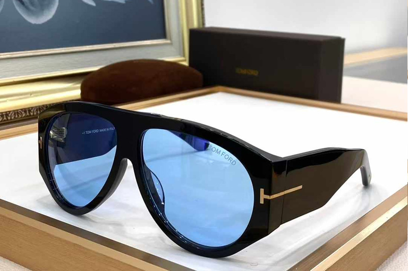 TF1044 Sunglasses Black Blue