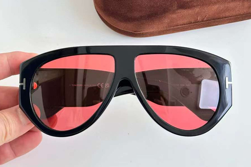 TF1044 Sunglasses Black Red