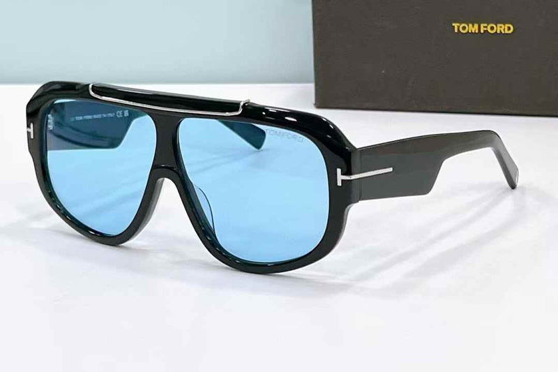 TF1093 Sunglasses Black Blue