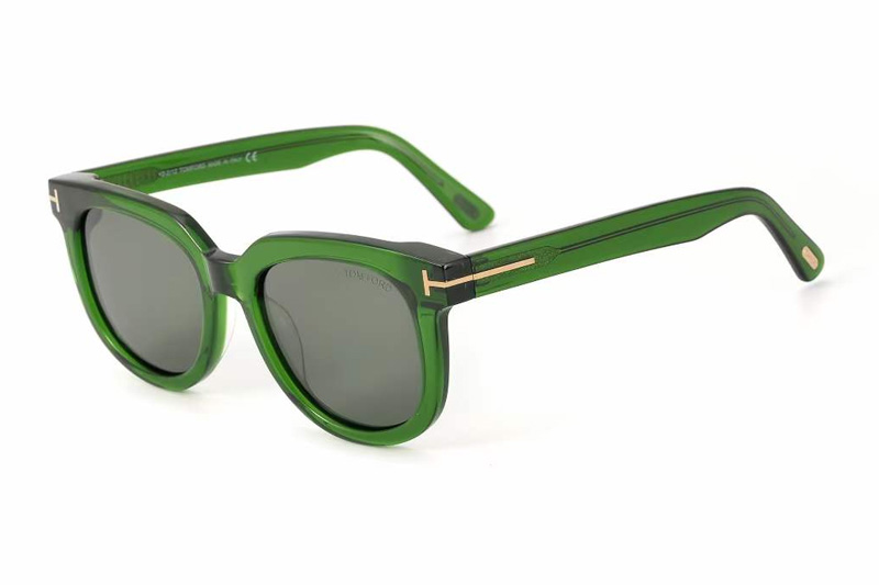 TF211 Sunglasses Green Gray