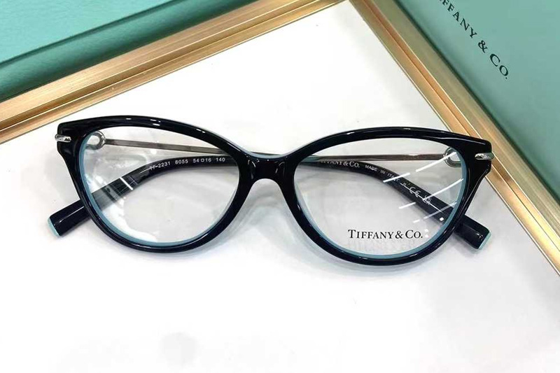 TF2231 Eyeglasses Black Blue