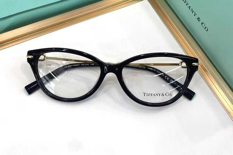 TF2231 Eyeglasses Black Gold