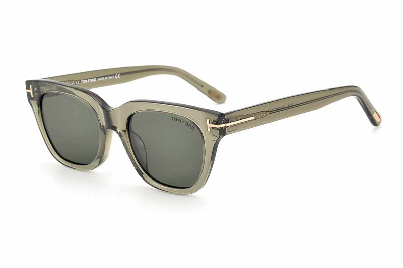 TF237 Sunglasses Clear Green Gray