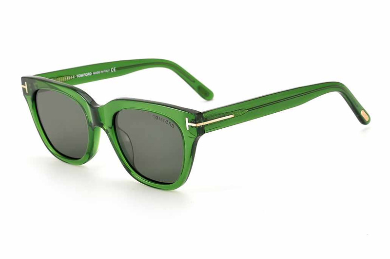 TF237 Sunglasses Green Gray