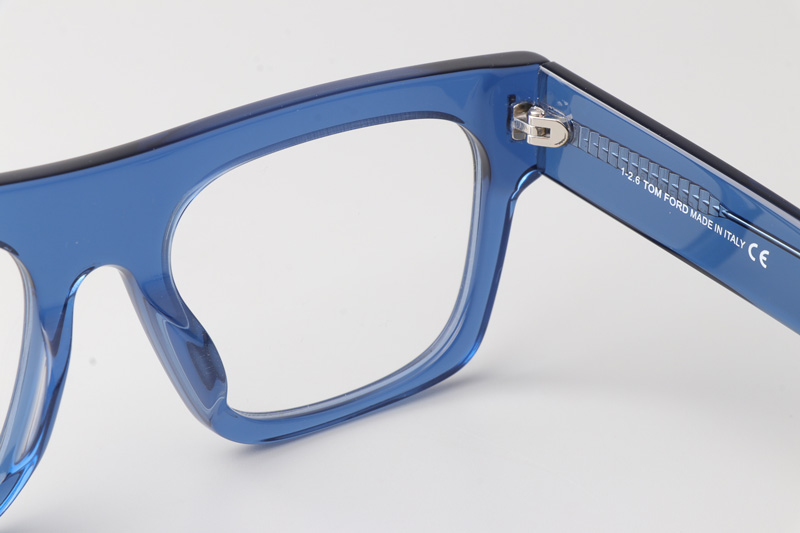 TF5634-B Eyeglasses Transparent Blue