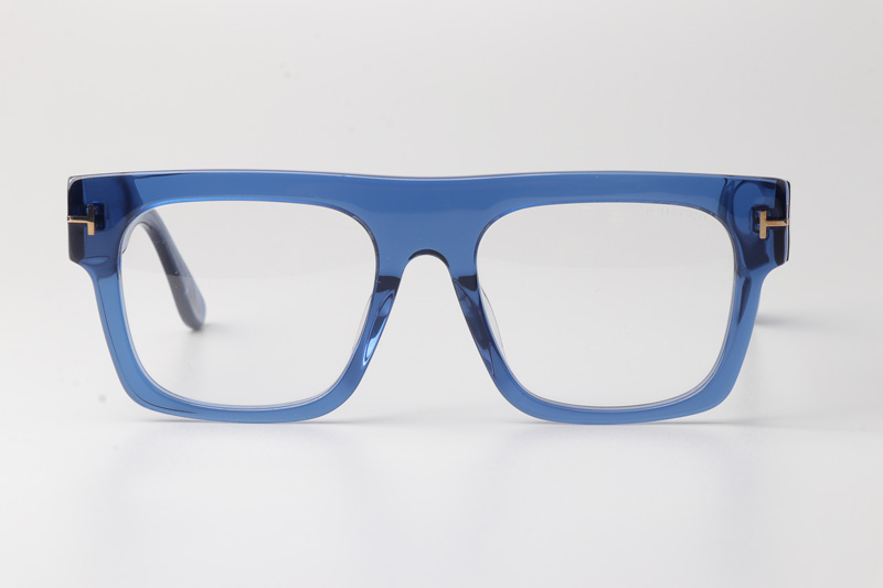 TF5634-B Eyeglasses Transparent Blue