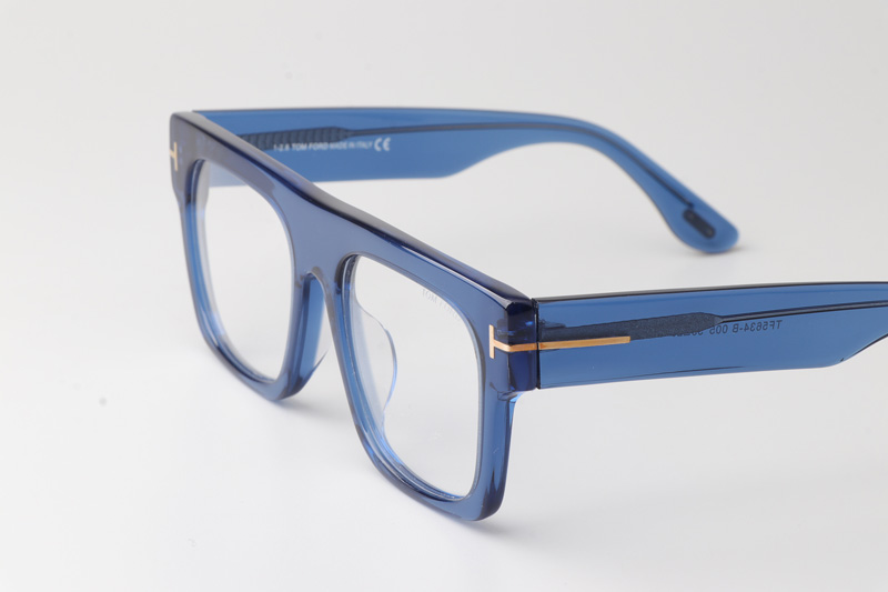 TF5634-B Eyeglasses Transparent Blue