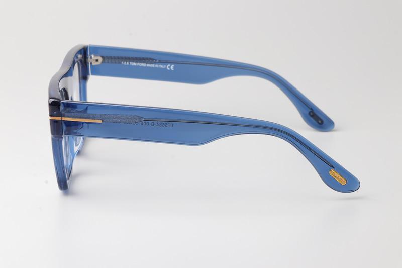 TF5634-B Eyeglasses Transparent Blue