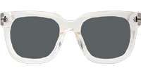 TF690F Sunglasses Clear Gray