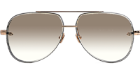 THE GEN II Sunglasses In Gold Black Gradient Brown