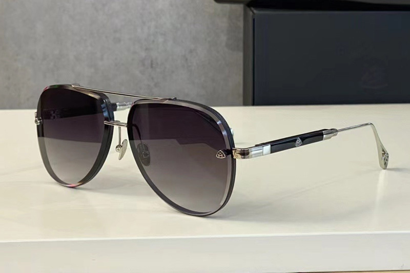 THE GEN II Sunglasses In Silver Black