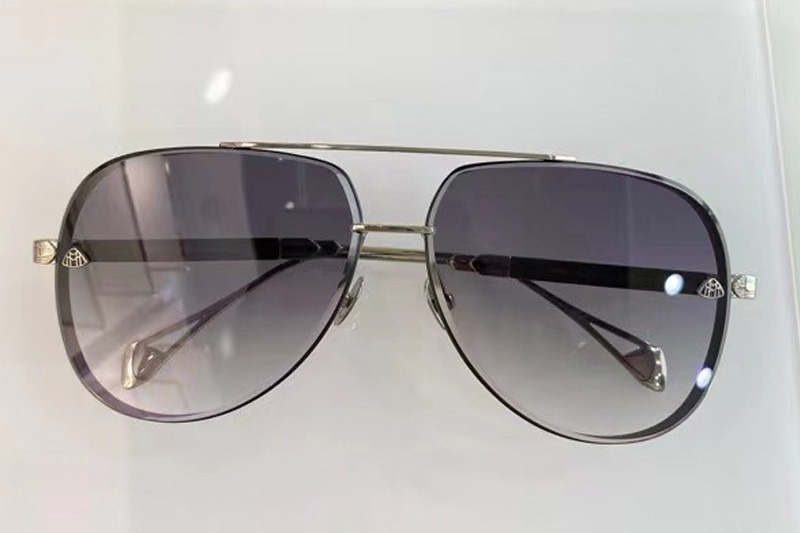 THE GEN II Sunglasses In Silver Black