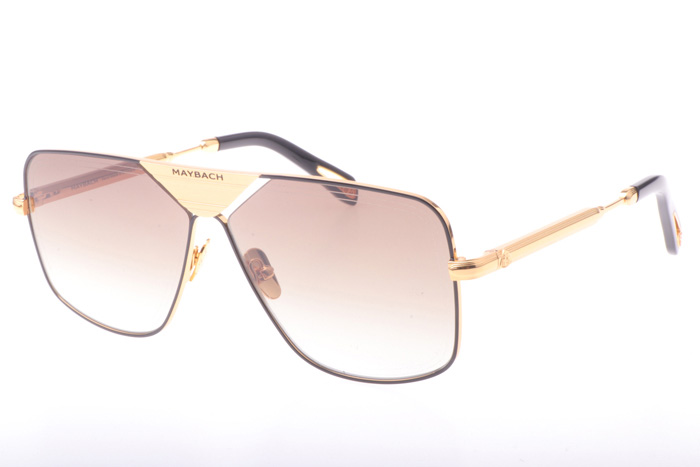 THE LINEART II Sunglasses In Gold Gradient Brown