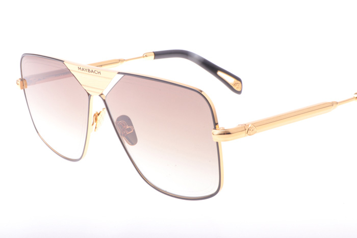 THE LINEART II Sunglasses In Gold Gradient Brown