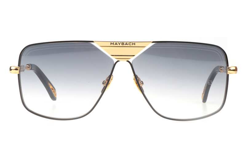 THE LINEART II Sunglasses In Gold Gradient Grey