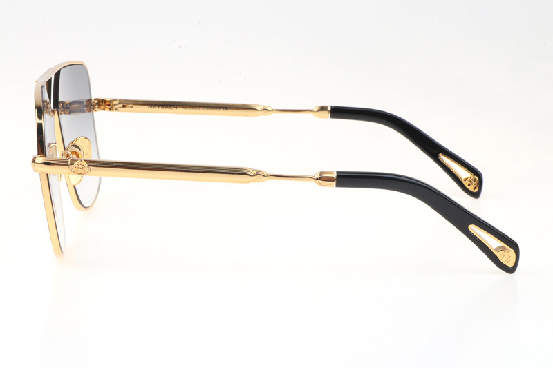 THE LINEART II Sunglasses In Gold Gradient Grey