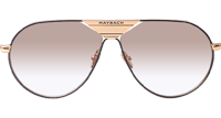 THE LINEART Sunglasses In Gold Brown