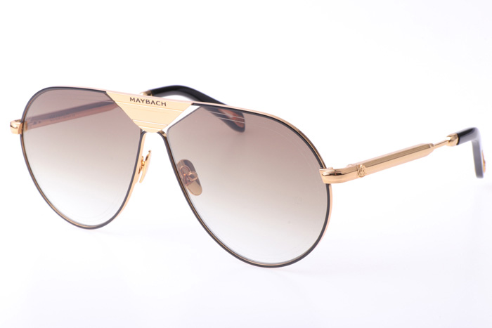 THE LINEART Sunglasses In Gold Brown