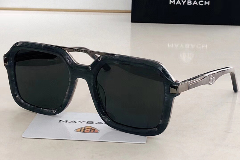 THE MADE Sunglasses In Green Silver