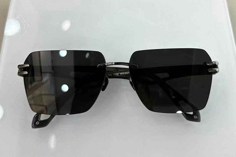 THE WEBEN II Sunglasses In Gunmetal Black Grey