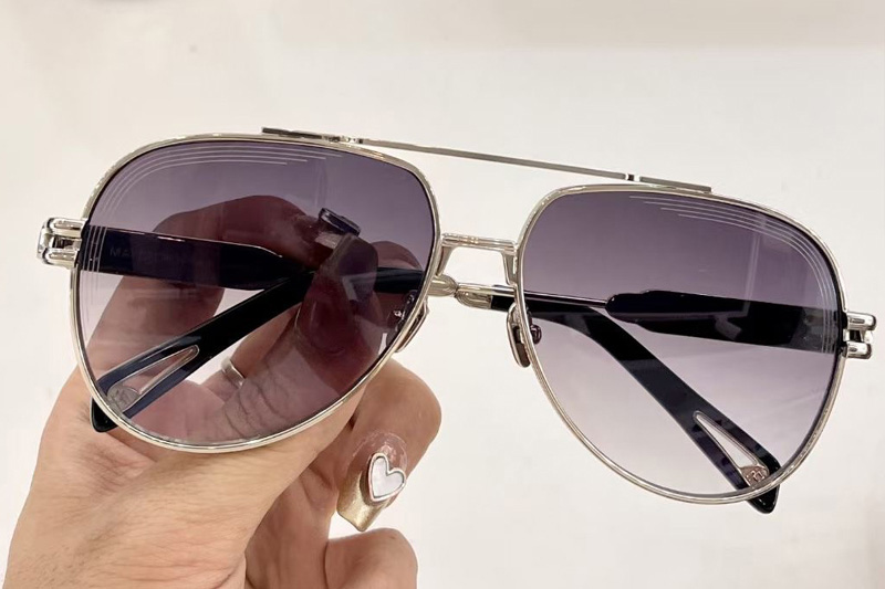 THE WEN Sunglasses In Silver Gradient Grey