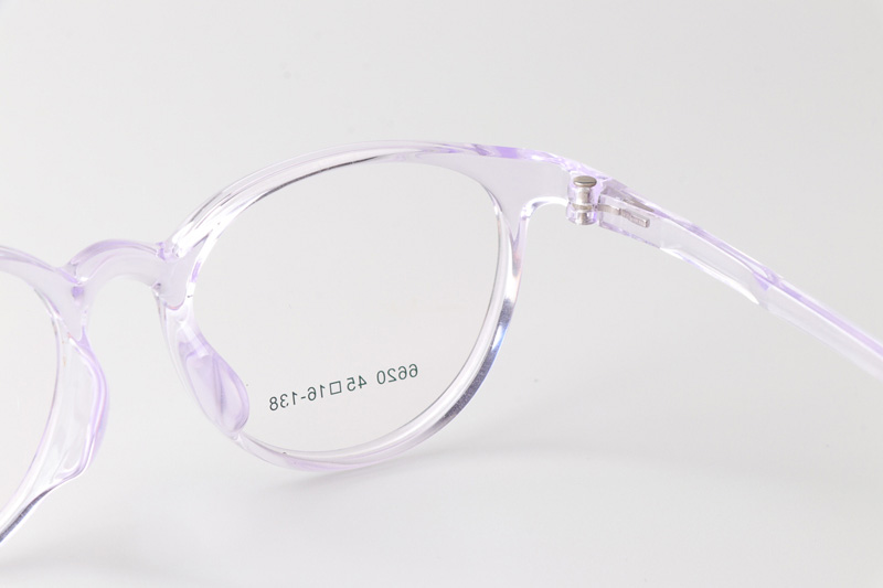 TR6620 Eyeglasses Clear Purple