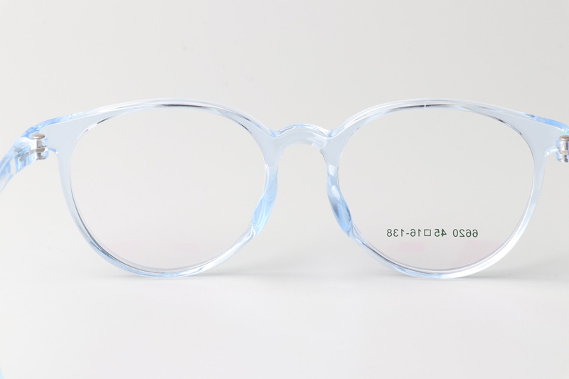 TR6620 Eyeglasses Transparent Blue