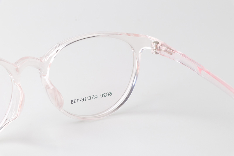 TR6620 Eyeglasses Transparent Pink