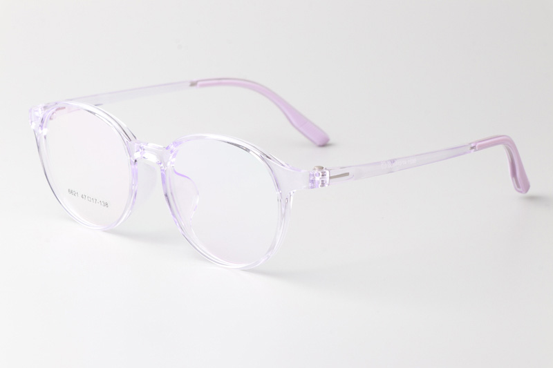 TR6621 Eyeglasses Clear Purple